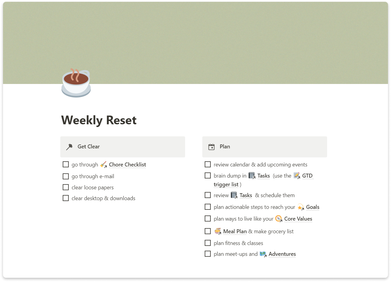 Notion-Weekly-Reset-Page