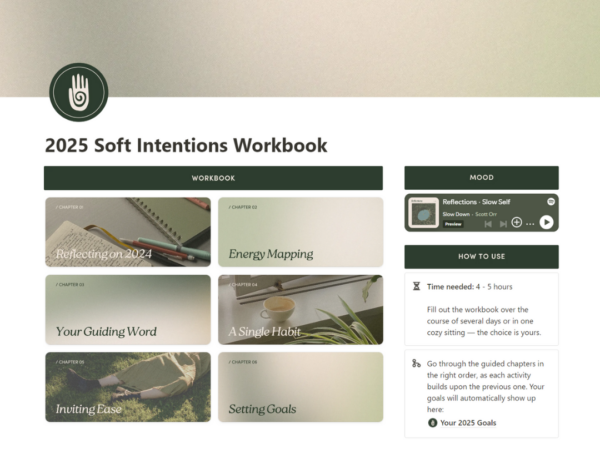 2025 Soft Intentions Workbook - Image 2